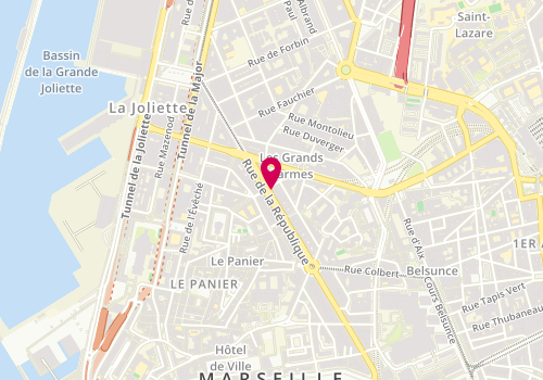 Plan de LAMDAOUI Zine-labidine, 72 Rue de la Republique, 13002 Marseille
