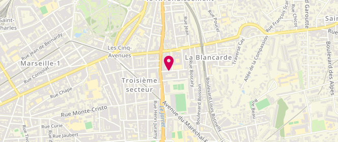 Plan de ANTONELLI Bernard, 4 Rue du Monastere, 13004 Marseille