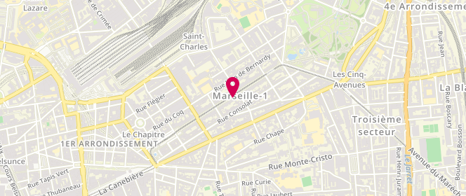 Plan de MILLIET Eric, 78 Boulevard Longchamp, 13001 Marseille