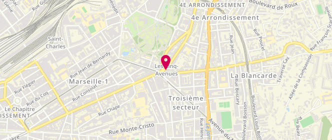 Plan de DRAI Pascale, 4 Avenue des Chartreux, 13004 Marseille