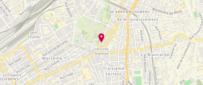 Plan de VELARDOCCHIO Laetitia, 20 Boulevard du Jardin Zoologique, 13004 Marseille