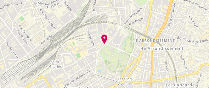 Plan de GIRAUD Anne Marie, 73 Boulevard Camille Flammarion, 13004 Marseille