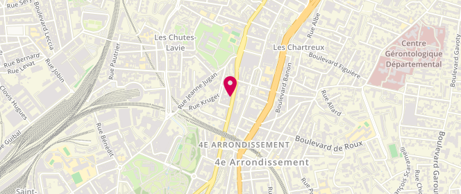 Plan de GONNET Philippe, 161 Avenue des Chartreux, 13004 Marseille