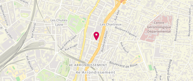 Plan de BERTRAND Margaux, 264 Rue Saint Pierre, 13004 Marseille