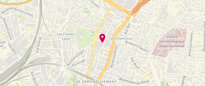 Plan de DONNAREL Laurent, 10 Rue Alexis Carrel, 13004 Marseille
