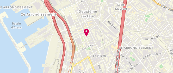 Plan de MARTINEZ Martin Javier, 78 Rue de Ruffi, 13003 Marseille
