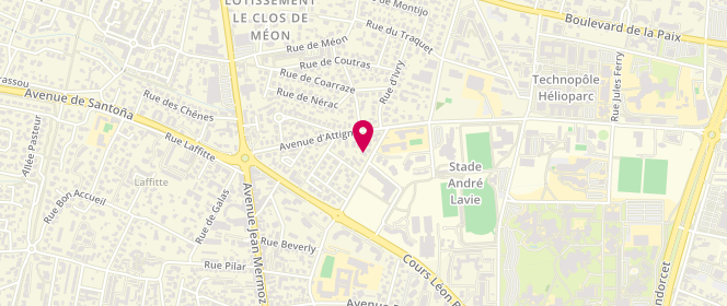 Plan de GATAULT Florent, 91 Avenue de Montardon, 64000 Pau