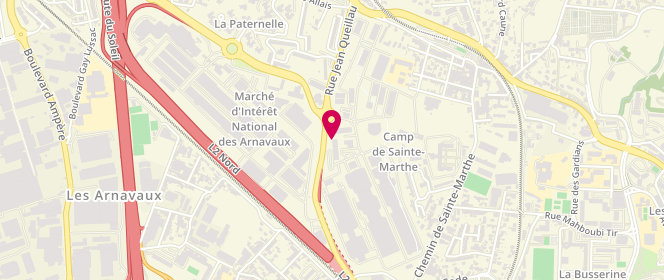 Plan de THOREUX Michel, 8 Rue Jean Queillau, 13014 Marseille
