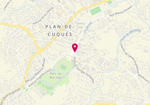Plan de DI COSTANZO Magaly, 1 Avenue Georges Pompidou, 13380 Plan-de-Cuques
