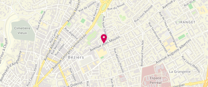 Plan de FLUIERARU Sergiu, 101 Avenue Jean Moulin, 34500 Béziers