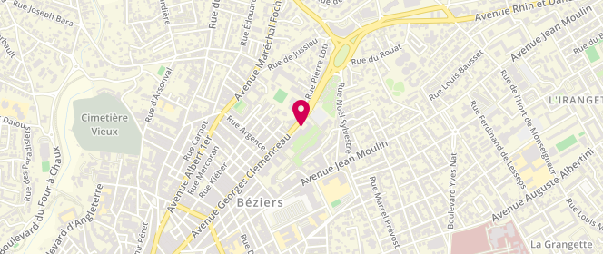 Plan de FAURE Régis, 124 Avenue Georges Clemenceau, 34500 Béziers