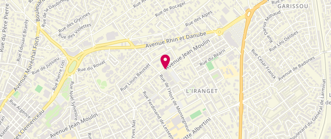 Plan de LARGEY Arnaud, 62 Avenue Jean Moulin, 34500 Béziers