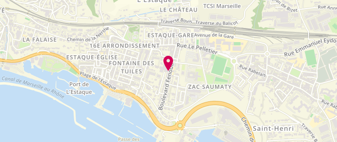 Plan de BERNASCONI-CLEMENT Aline, 46 Boulevard Fenouil, 13016 Marseille