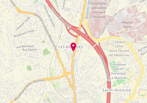 Plan de CHABRIER-TAILLANT Pierre, 263 Avenue de Saint Antoine, 13015 Marseille