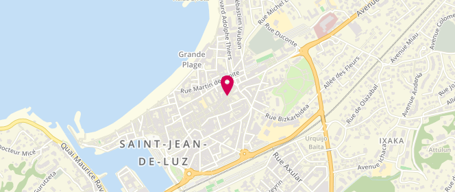 Plan de BAUDEAN-SUDUPE Laure, 69 Rue Gambetta, 64500 Saint-Jean-de-Luz