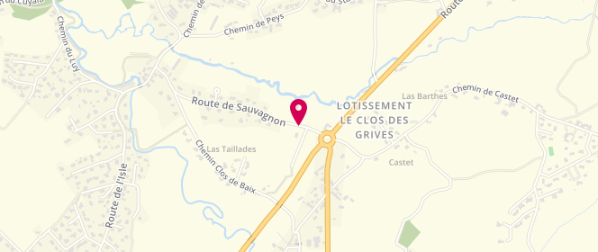Plan de BAYLE Philippe, 2 Route de Sauvagnon, 64121 Serres-Castet