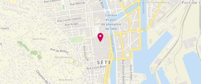 Plan de FOURNIE Jean Marc, 26 Rue Gambetta, 34200 Sète