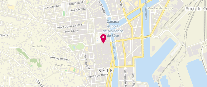 Plan de PRUDHOMMEAU Eric, 15 Rue du General de Gaulle, 34200 Sète