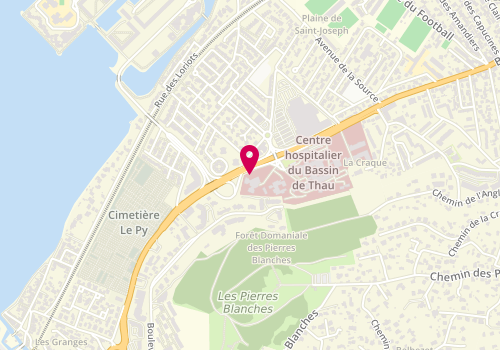Plan de BOULOGNE Ophélie, Boulevard Camille Blanc, 34207 Sète
