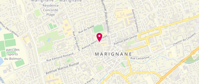 Plan de ZARADE Philippe, 15 Avenue Barrelet, 13700 Marignane