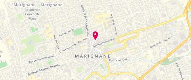 Plan de GUILLOT Laure, 11 Rue Pilote Larbonne, 13700 Marignane