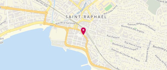 Plan de CHEVILLARD-CAUDMONT Catherine, Rue Waldeck Rousseau, 83700 Saint-Raphaël