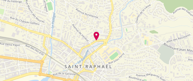 Plan de HAMELIN Fabienne, 85 Rue Albert Camatte, 83700 Saint-Raphaël