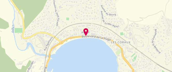 Plan de WILLERON Béatrice, 569 Boulevard de la Plage, 83530 Saint-Raphaël