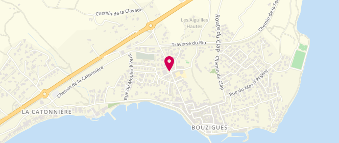 Plan de COURANT Arnaud, 18 Bis Avenue Alfred Bouat, 34140 Bouzigues