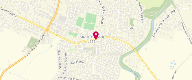 Plan de ABDI KRIAA Leïla, 8 Place Vincent Auriol, 31860 Labarthe-sur-Lèze