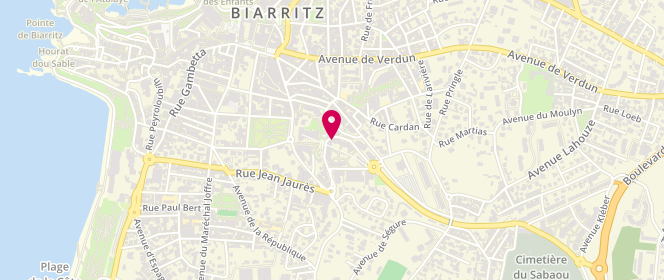 Plan de BENTABERRY Fabrice, 3 Bis Avenue Francois Mauriac, 64200 Biarritz