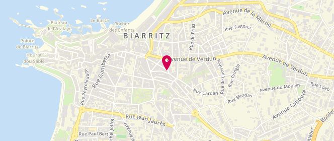 Plan de CELLA Anne, 16 Rue du Helder, 64200 Biarritz