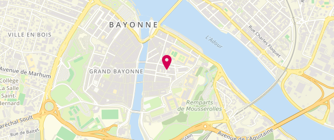 Plan de LAVANTES Bernard, 4 Rue des Visitandines, 64100 Bayonne