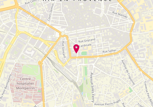 Plan de RAVA Marie Christine, 8 Avenue Malherbe, 13100 Aix-en-Provence