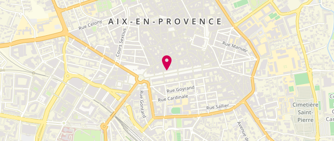 Plan de HAMDAN Ali, 19 Cours Mirabeau, 13100 Aix-en-Provence