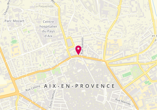 Plan de AUDIBERT-FESTI Chiara, 27 Boulevard Aristide Briand, 13100 Aix-en-Provence