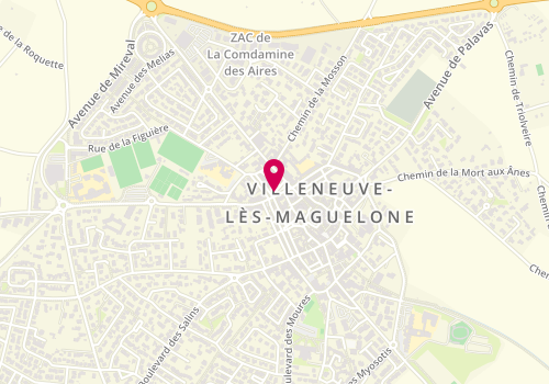 Plan de ESCUROUX Vincent, 40 Place des Heros, 34750 Villeneuve-lès-Maguelone