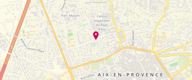 Plan de BLANC Patrick, 37 Avenue Henri Pontier, 13100 Aix-en-Provence