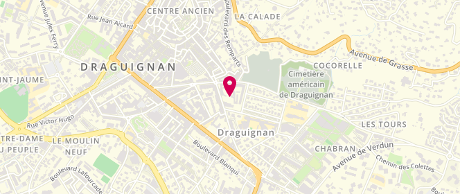 Plan de LOUISY Francis, 41 Place de la Paix, 83300 Draguignan