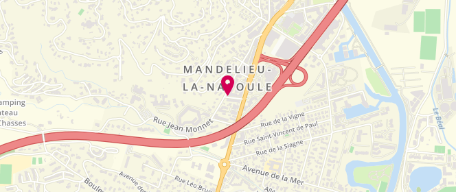 Plan de ALOULOU Yassine, 50 Rue des Cyclamens, 06210 Mandelieu-la-Napoule