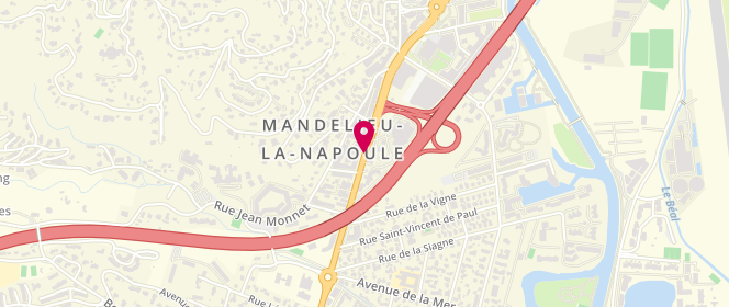 Plan de Cichy Eve-Maïte, 391 Avenue de Cannes, 06210 Mandelieu-la-Napoule