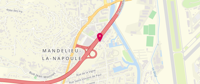 Plan de NEACSU Ioana, 686 Boulevard des Écureuils, 06210 Mandelieu-la-Napoule