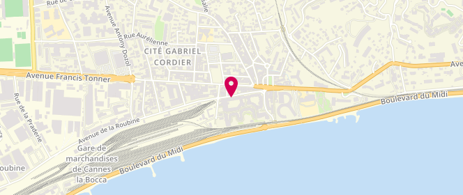 Plan de WASMER Philippe, 17 Rue Marco-Del-Ponte, 06150 Cannes