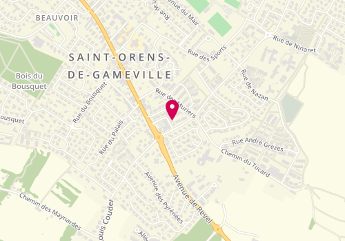 Plan de CAULA-LEGRIEL Sophie, 4 Impasse Dordac, 31650 Saint-Orens-de-Gameville