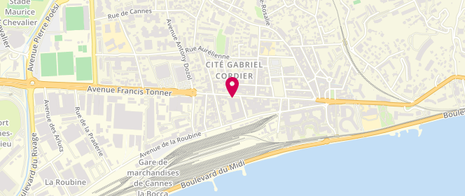 Plan de ELAHEE Abdool, 117 Avenue Francis Tonner, 06150 Cannes