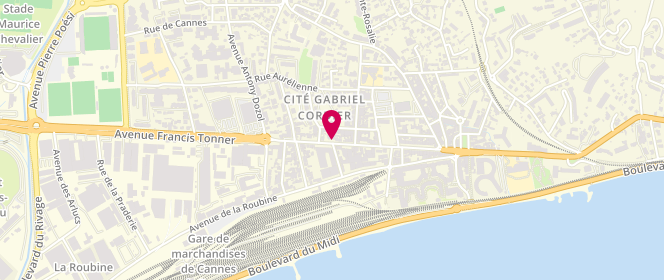 Plan de OLIVER MANHAVAL Annie, 102 Avenue Francis Tonner, 06150 Cannes