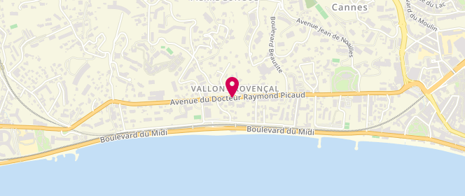 Plan de VITTE Emmanuel, 93 Avenue du Docteur Raymond Picaud, 06400 Cannes
