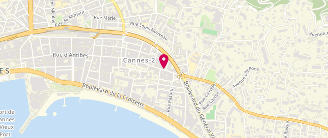 Plan de MARINOAICA Simona, 137 Rue d'Antibes, 06400 Cannes
