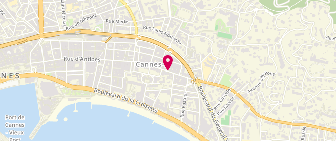 Plan de CASEY Richard, 127 Rue d'Antibes, 06400 Cannes