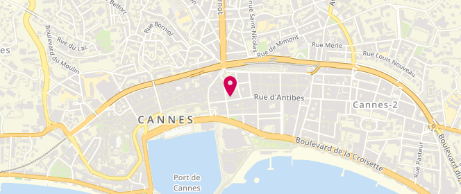 Plan de FACCHINETTI Jean Marc, 13 Rue d'Antibes, 06400 Cannes